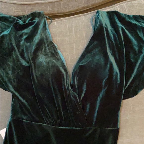 BHLDN Jenny Yoo Ellis Velvet Open Back Dress - Picture 7 of 9